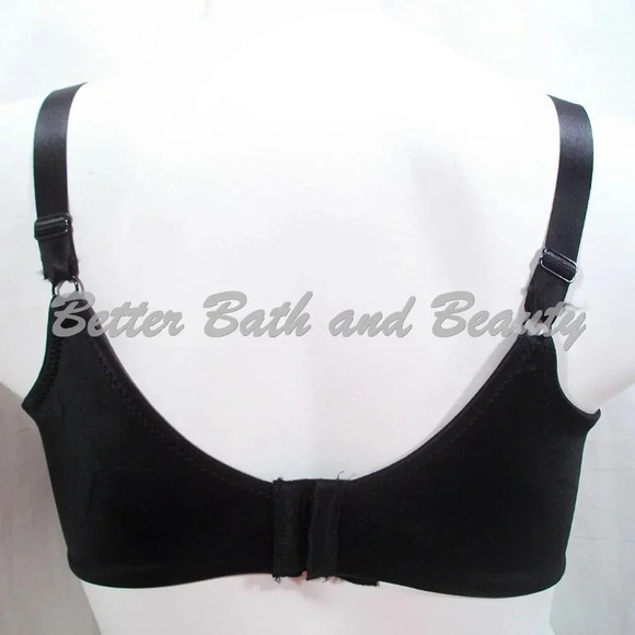 42C Bali 3438 Glamorous Back-Smoothing UW‎ Bra Black - Picture 7 of 7